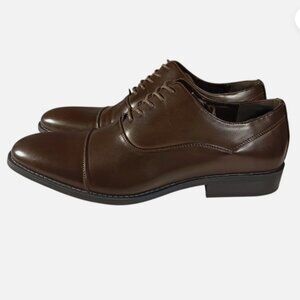 Unlisted by Kenneth Cole Men's Half Time Oxford Shoes Size 11.5 Brown lace up
